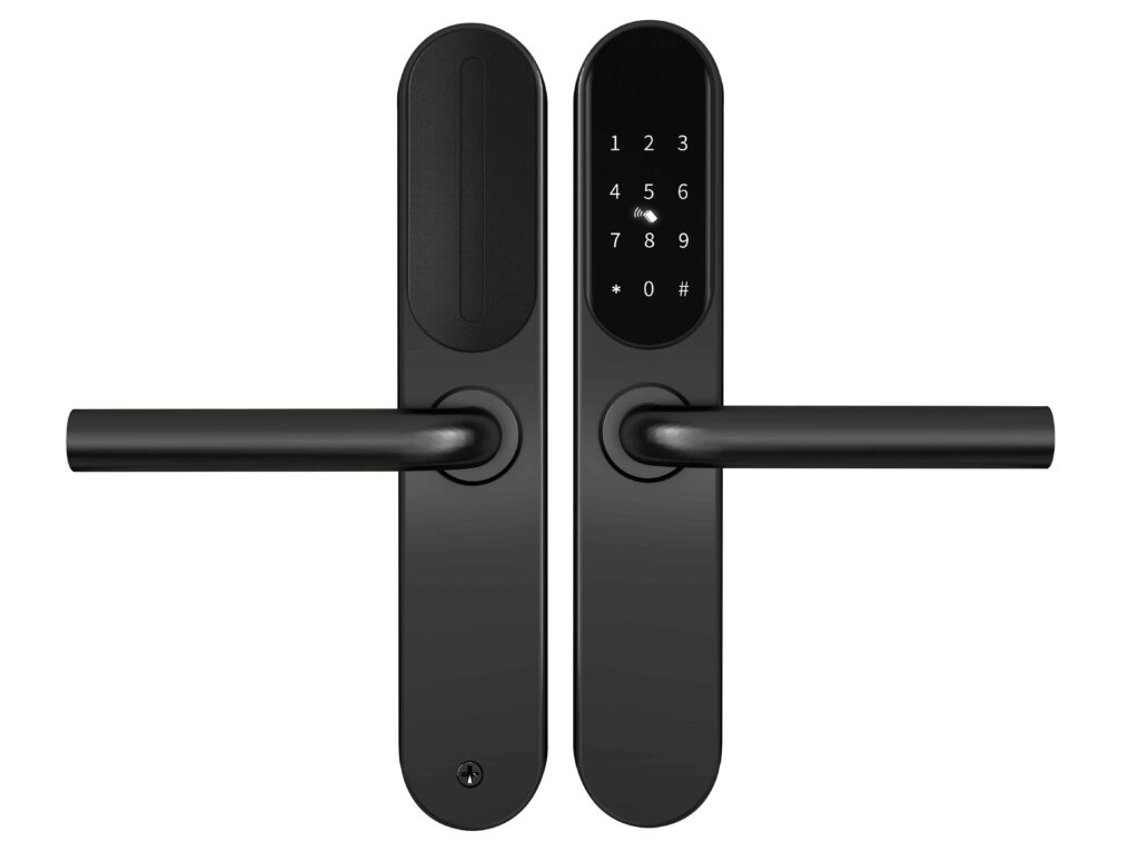 Gold SS304 Slim handle Smart UPVC lock