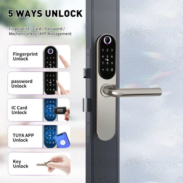 Euro upvc smart door lock