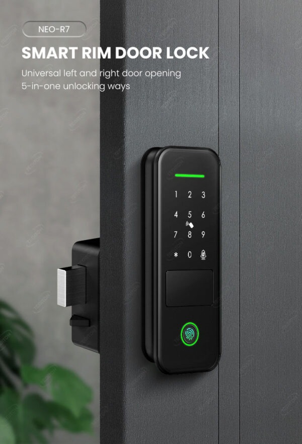 TTlock tuya wifi smart rim lock
