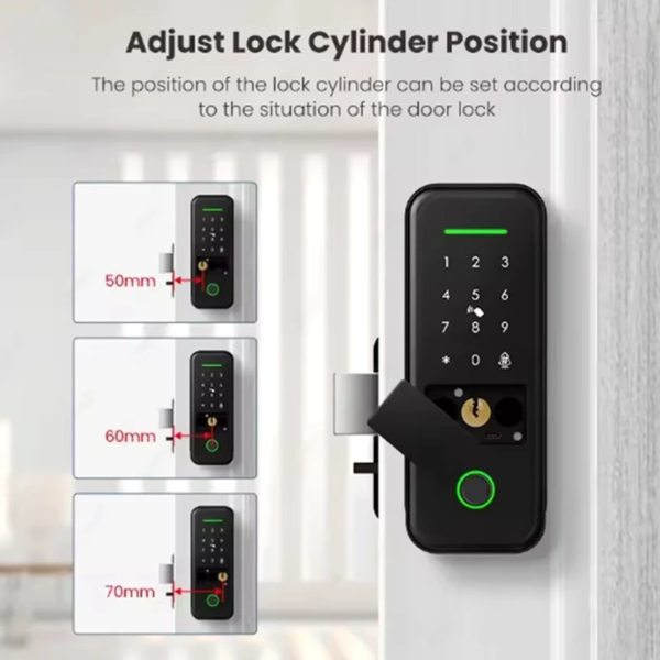 TTlock tuya wifi smart rim lock