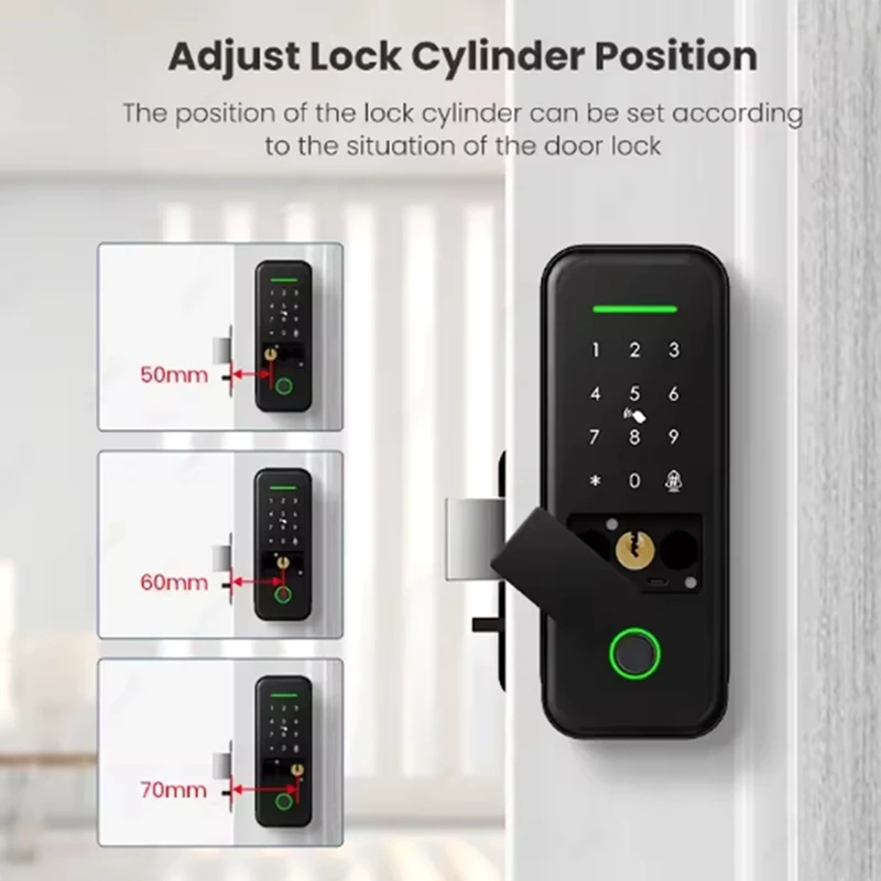 TTlock tuya wifi smart rim lock