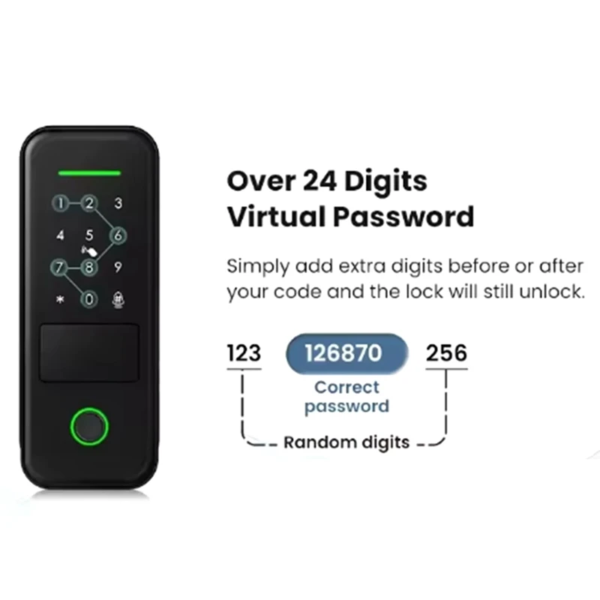 TTlock tuya wifi smart rim lock