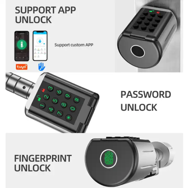 ttlock waterproof IP66 electronic cylinder lock
