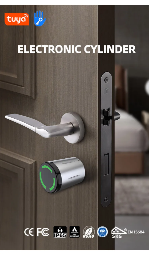 waterproof smart cylinder lock tuya ttlock BLE