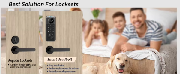 camera video intercom smart deabolt lock