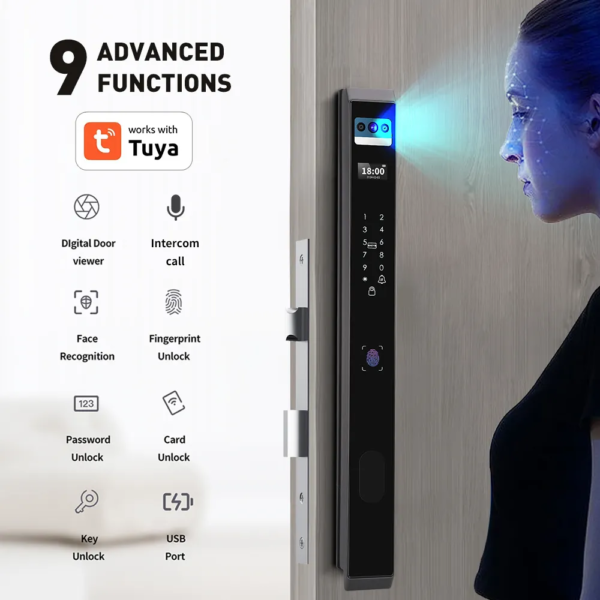Face recogntion automatic door lock