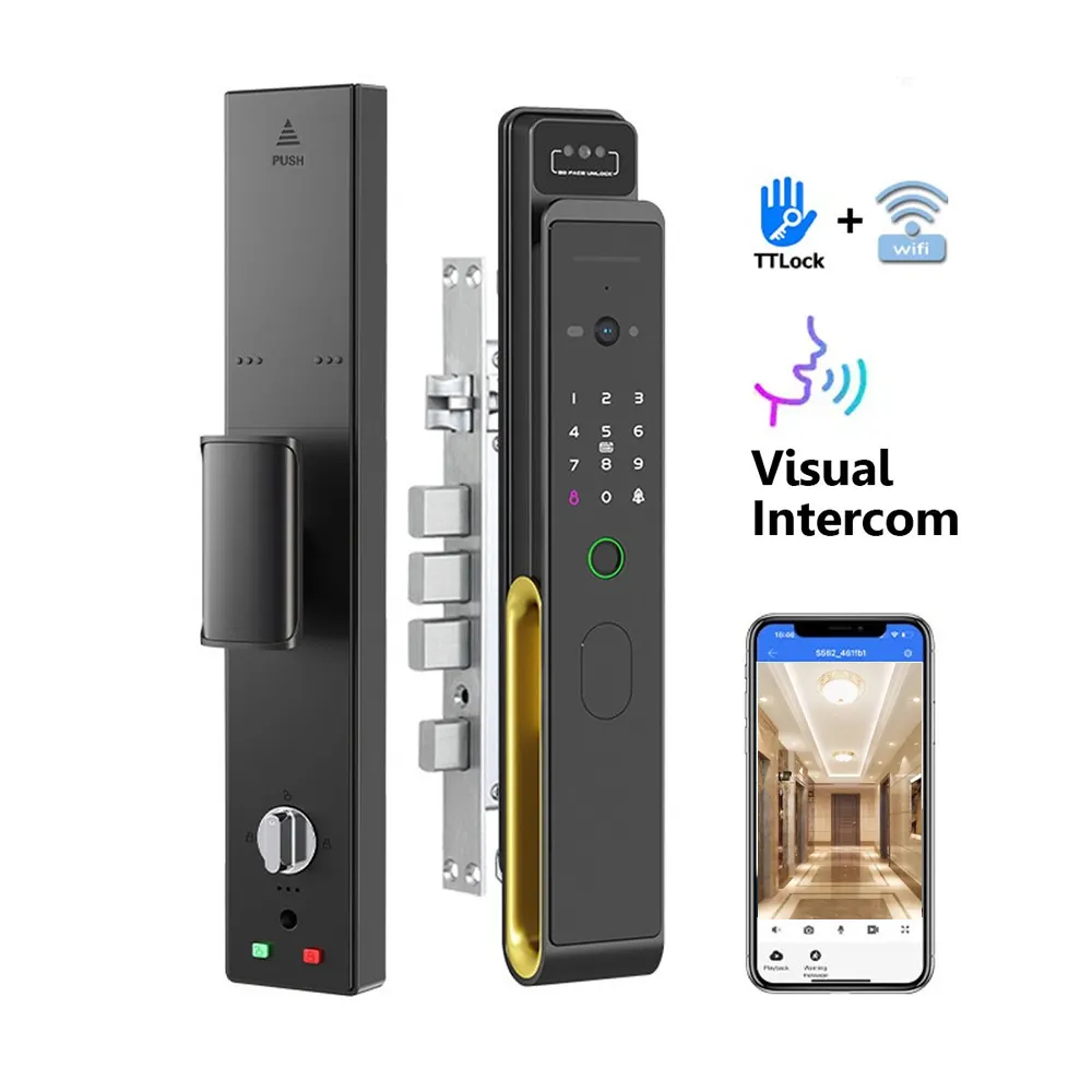 Waterproof Face Camera intercom Automatic lock
