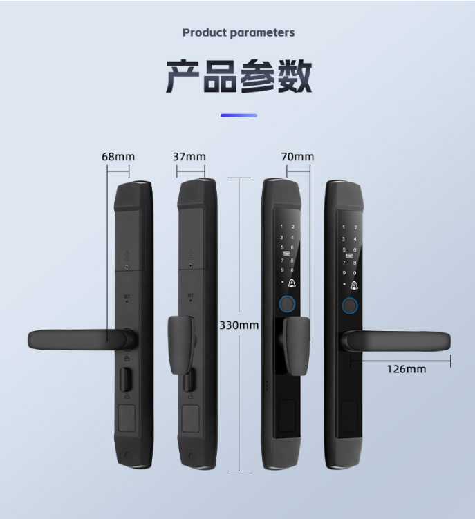 Anti lock slim UPVC lock