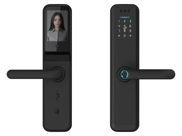 Camera display smart door lock
