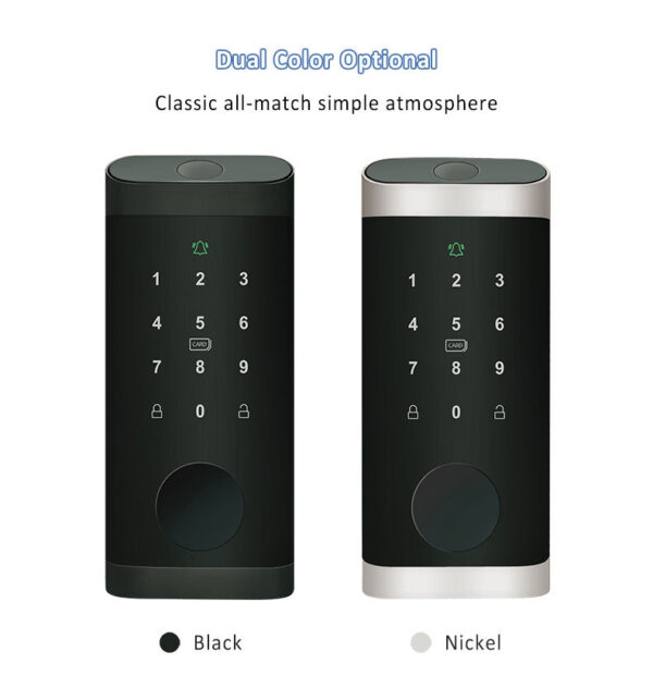 Electronic deadbolt lock keypad tuya wifi