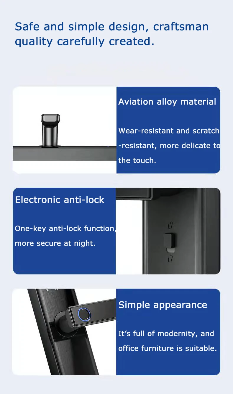 Fingerprint electronic door lock