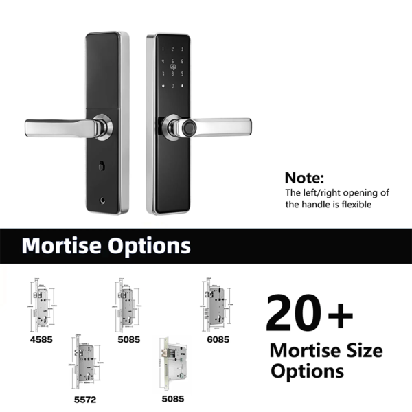 Stainless steel 304 smart door lock