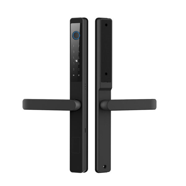 Narrow slim smart aluminum door lock