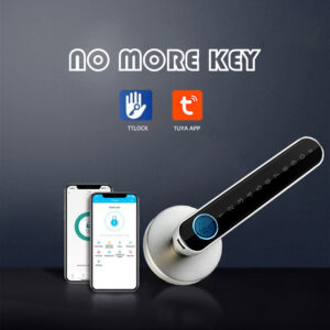 Smart handle lever door lock