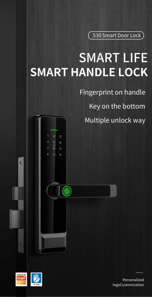 TTlock tuya wifi smart door lock