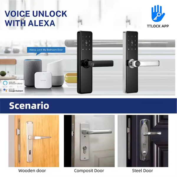 Stainless steel 304 smart door lock