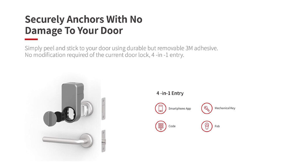 Retrofit smart lock for deadbolt