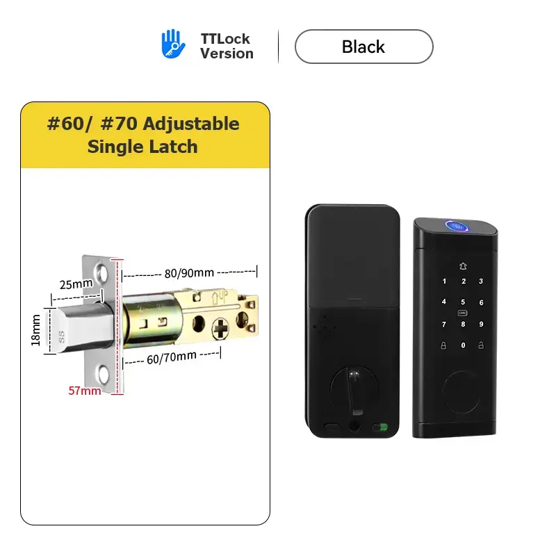 Electronic deadbolt lock keypad tuya wifi