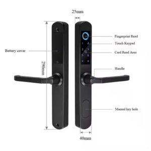 Wateproof IP66 SS304 Slim smart door lock