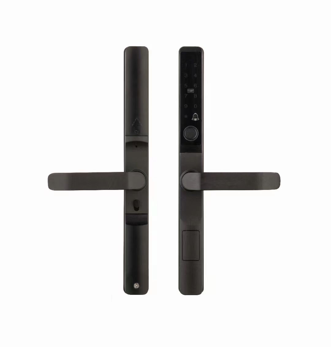 Anti lock smart aluminum door lock