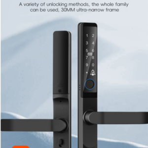 Anti lock smart aluminum door lock