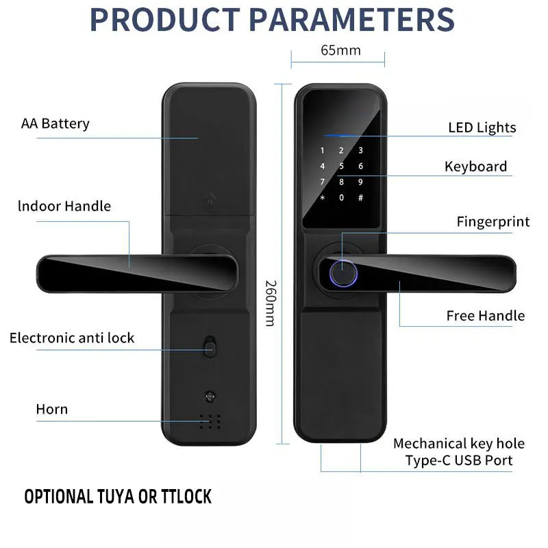TTlock wifi digital door lock