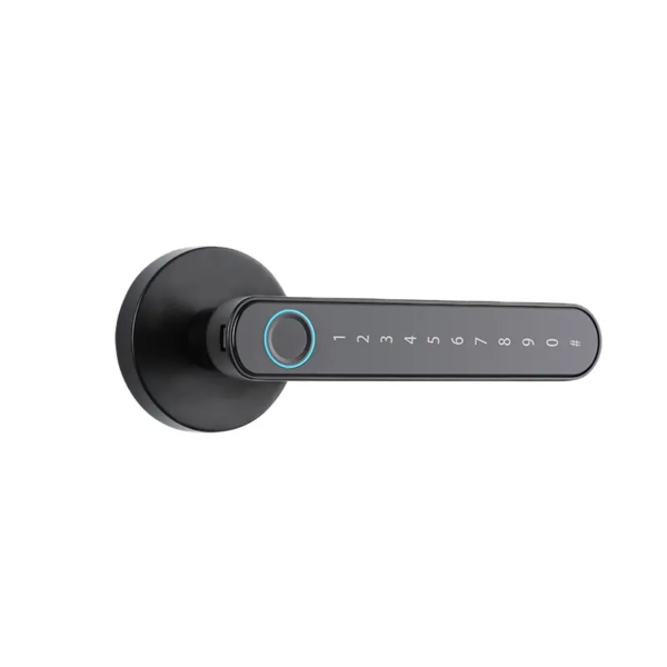 Smart handle lever door lock