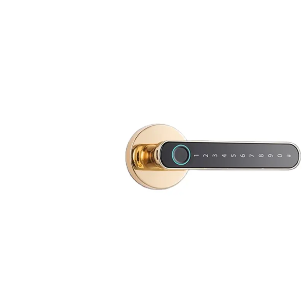 Smart handle lever door lock