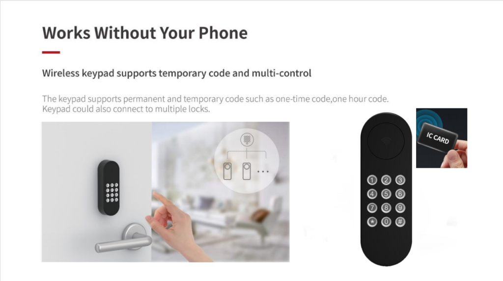 Retrofit smart lock tuya Alexa