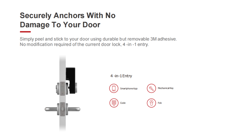 Retrofit smart lock tuya Alexa