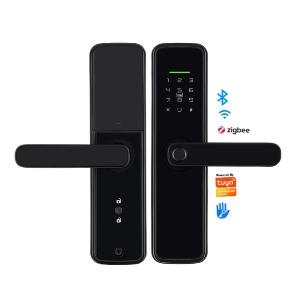 Wooden door digital door lock
