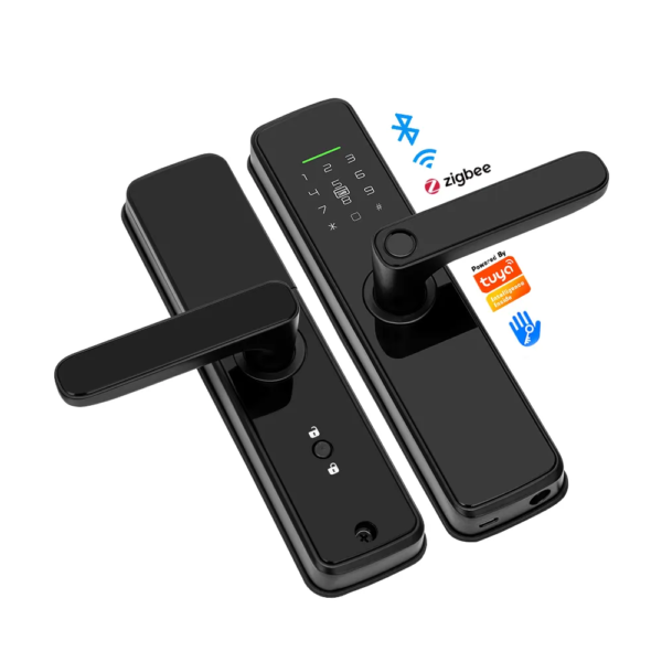 Wooden door digital door lock