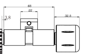 Waterproof Swiss Smart cylinder lock