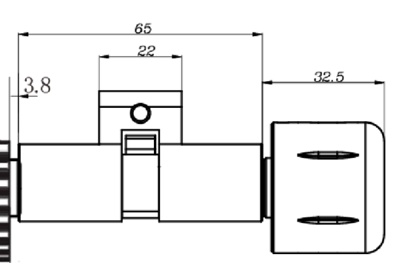 Waterproof Swiss Smart cylinder lock