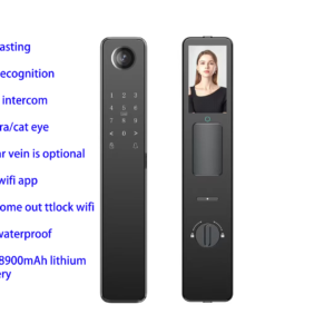 Waterproof face video intercom 6068 door lock