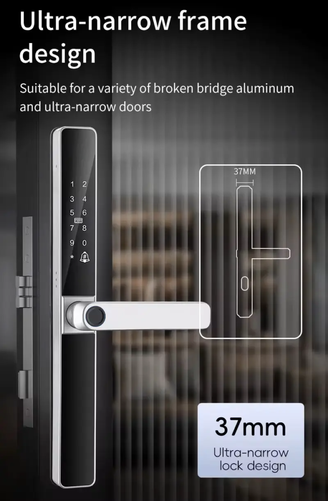 Exterior digital grill door lock