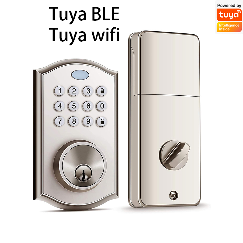 Tuya wifi smart deadbolt lock