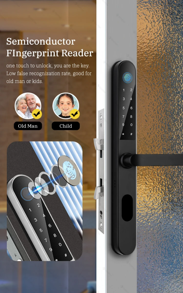 Multipoint smart broken bridge lock