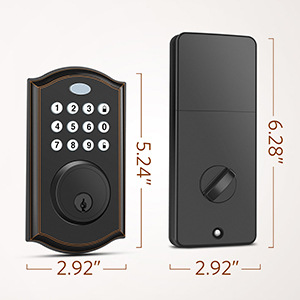 Tuya wifi smart deadbolt lock