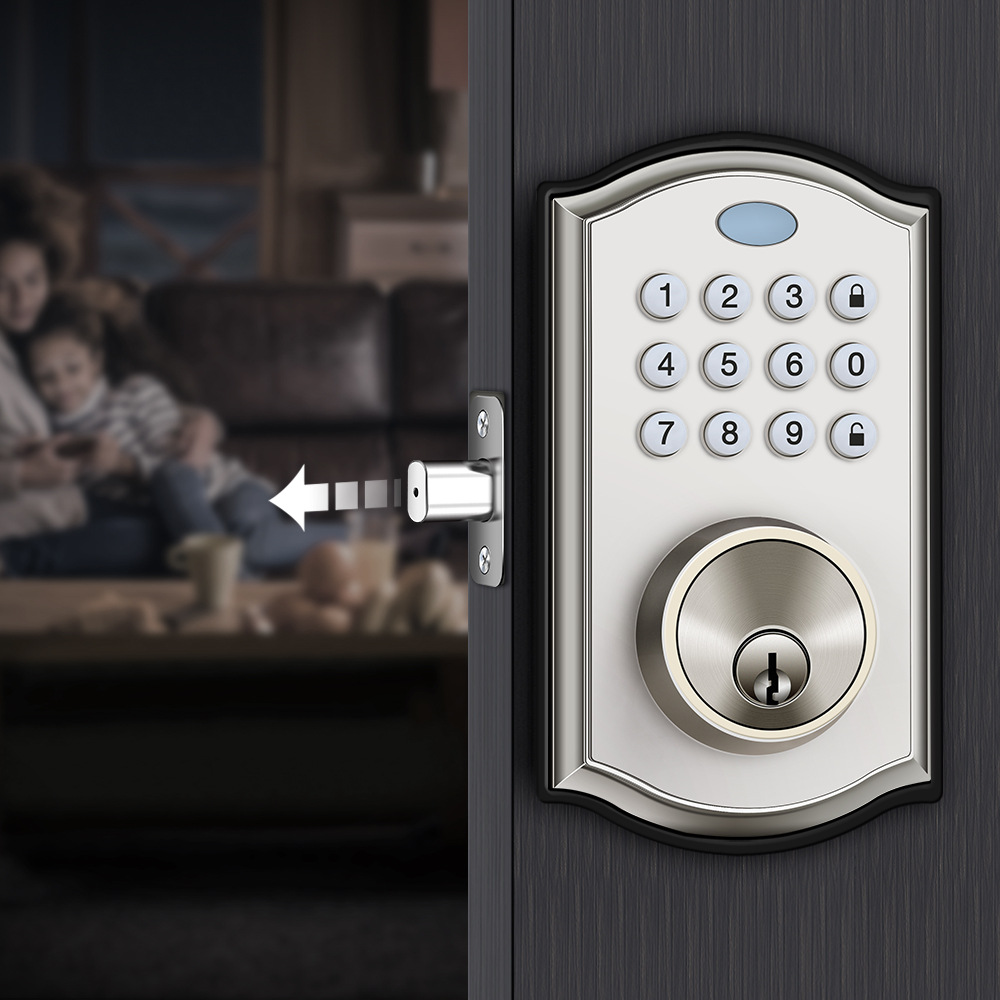 Tuya wifi smart deadbolt lock