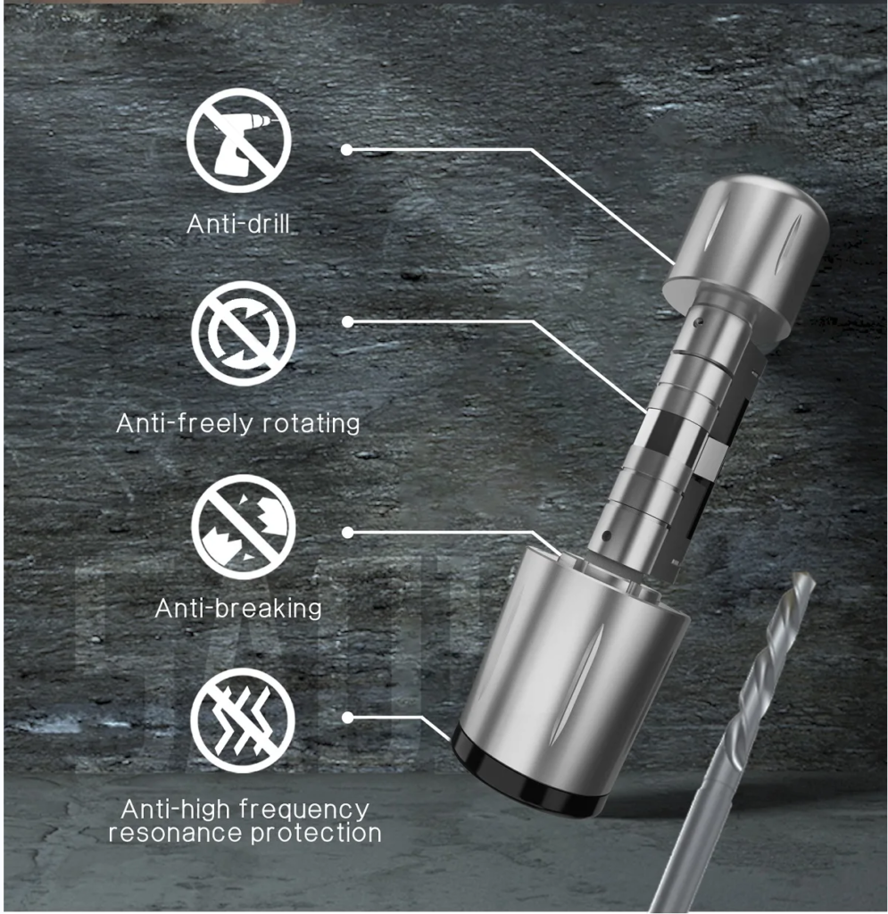 Wateproof electronic cylinder door lock