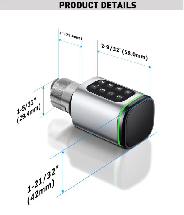 US ANSI Mortise Deadlatch Deadlock - 图片 4