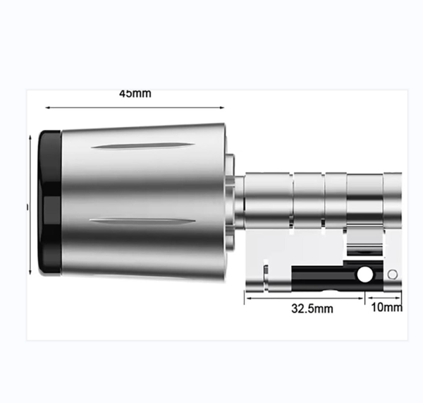 Waterproof 42.5mm Euro cylinder door lock