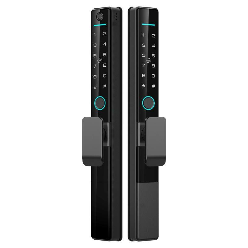 Waterproof double side fingerprint slim smart lock