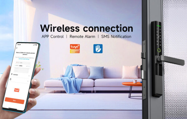 Waterproof double side fingerprint slim smart lock - 图片 7