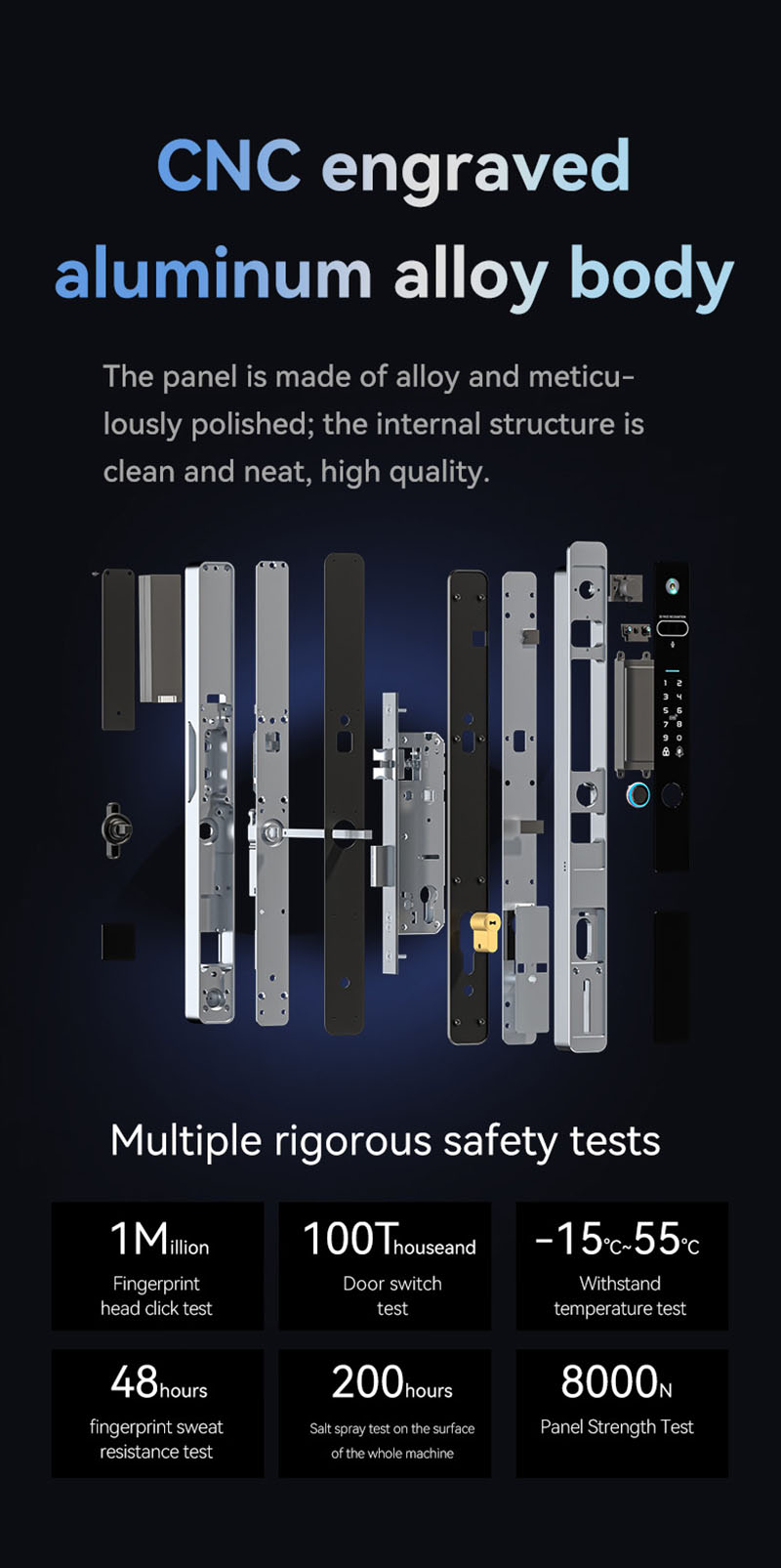 Face recognition ttlock slim automatic lock