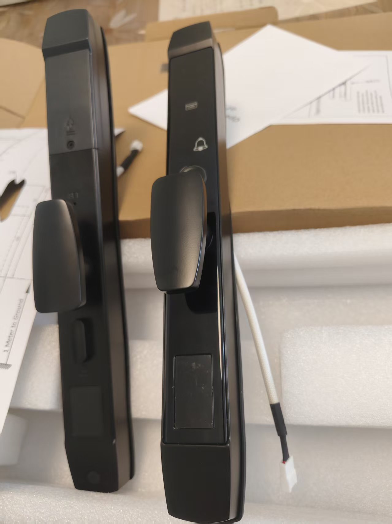 Long short handle passage mode lock