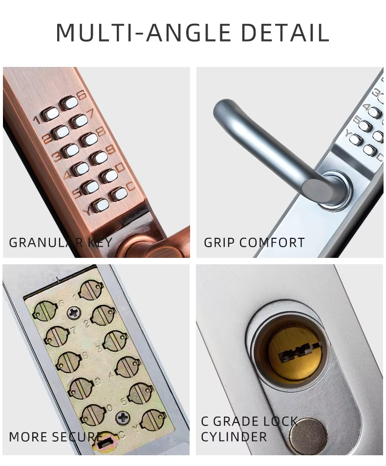 Double side outdoor combination lock