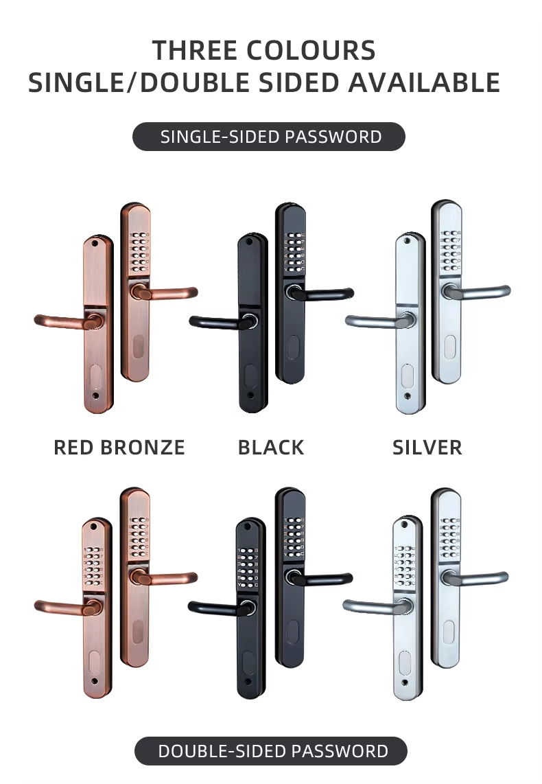 Double side outdoor combination lock