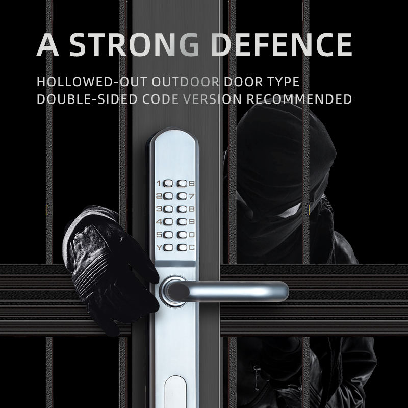 Double side outdoor combination lock